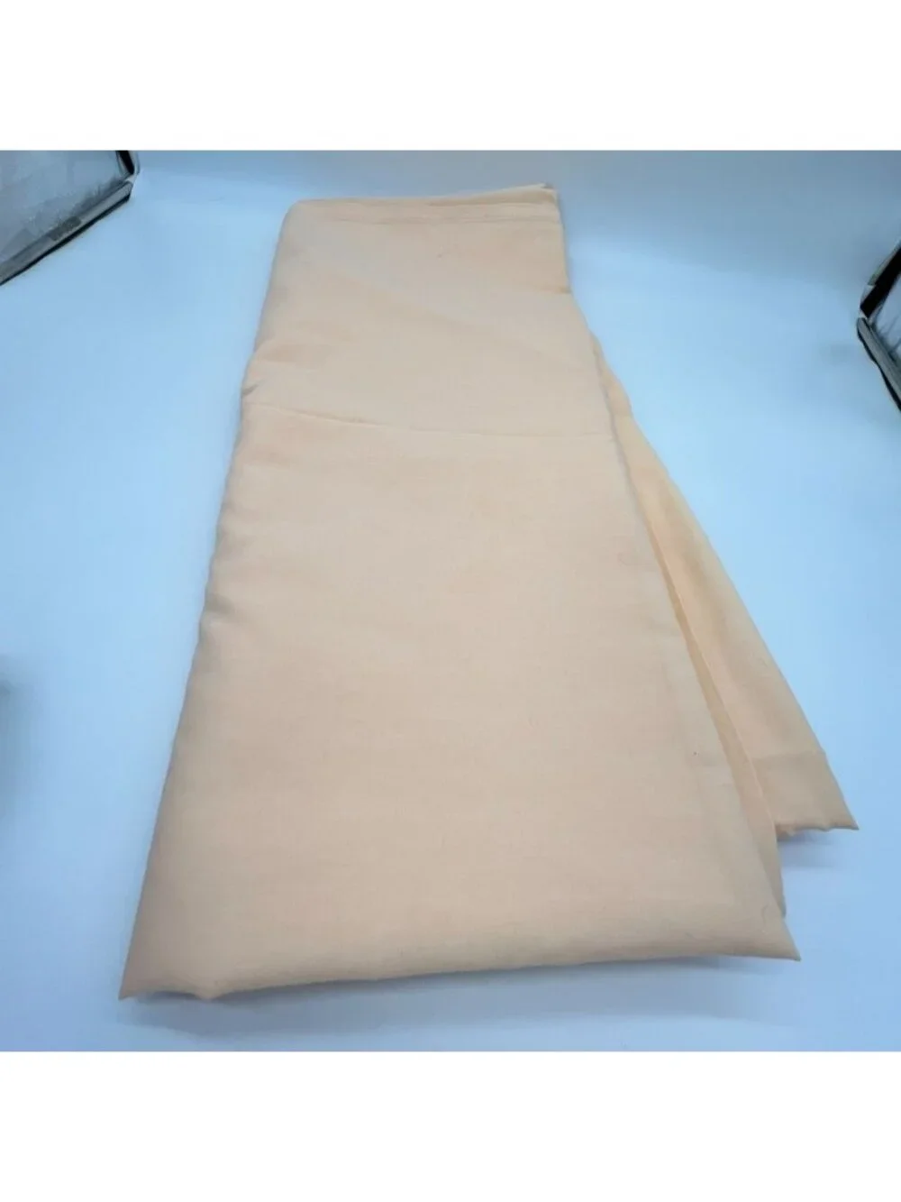 Vintage Cannon Fieldcrest Peach No Iron King Flat Sheet Yellow Solid Bedding
